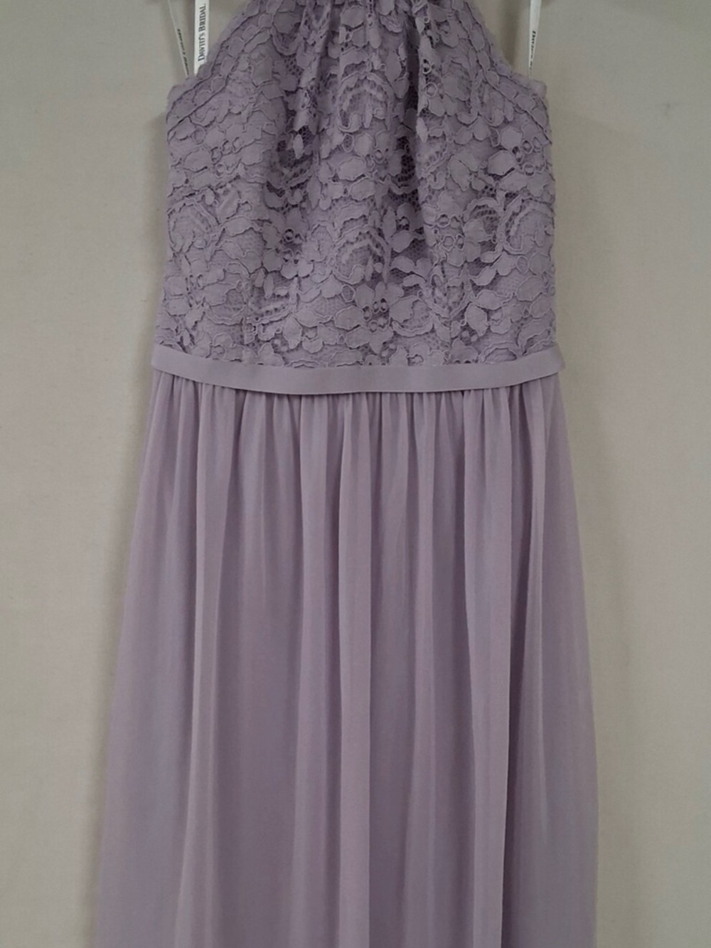 NWT $148 David's bridal bridesmaid dress color Iris size 2